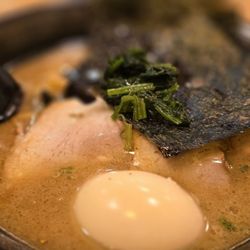 Yokohama Iekei Ramen - Classic (normal) - broth more seafoody and it's a lil pricey for the portion but had good flavor