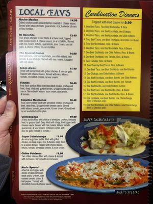 Menu photo 5 Mi Torito Webb City, MO