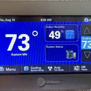 Comfort 360 - Trane XL824 smart thermostat - Heating & Air Conditioning/HVAC Near Me - Vancouver, Washington