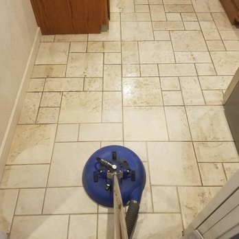 SacSurfacePro - Here is a dirty tile floor we cleaned. Cleaning and sealing patterned tile is typically more work than the regular square tiles. - Flooring Near Me - Carmichael, California SacSurfacePro - Here is a dirty tile floor we cleaned. Cleaning and sealing patterned tile is typically more work than the regular square tiles. - Flooring Near Me - Carmichael, California
