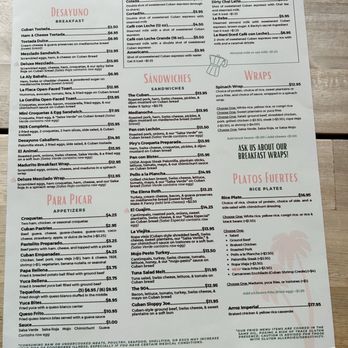 1928 Cuban Bistro - Baymeadows - menu - Cuban Near Me - Jacksonville, Florida 1928 Cuban Bistro - Baymeadows - menu - Cuban Near Me - Jacksonville, Florida