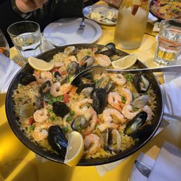 Paella de mariscos