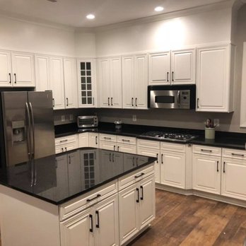 The Spotted Leopard - Cabinets painted in BM White Dove. - Cabinetry Near Me The Spotted Leopard - Cabinets painted in BM White Dove. - Cabinetry Near Me