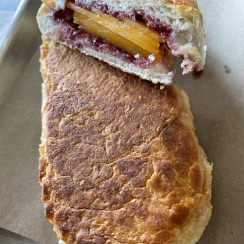 Lemma Coffee Co - Strawberry and cheese sandwich - simple but delicious - Coffee & Tea Near Me - Carrollton, Texas