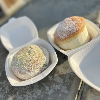 the BAKERY - Matcha milk cream donut & original milk cream donut - Patisserie/Cake Shop Near Me - Buena Park, California the BAKERY - Matcha milk cream donut & original milk cream donut - Patisserie/Cake Shop Near Me - Buena Park, California