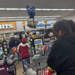 This store always only has two open registered they need more workers in here for sure I dislike coming to this store for this exact reason
