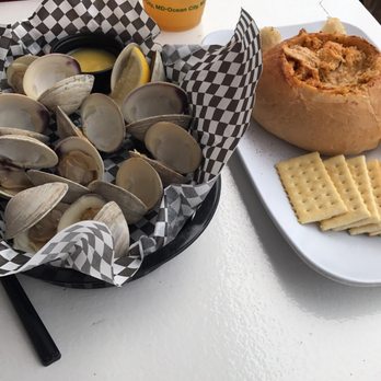 M.R. Ducks - Steamed clams and Crab dip - New American Near Me - Ocean City, Maryland M.R. Ducks - Steamed clams and Crab dip - New American Near Me - Ocean City, Maryland