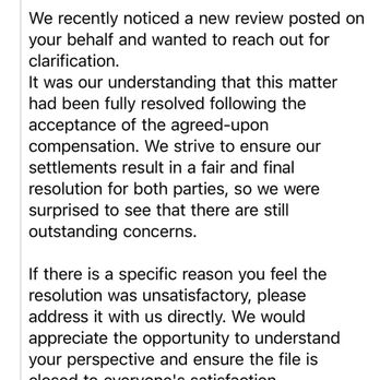 4US Moving - Email from company regarding our Yelp review -- part 1 - Movers Near Me - Los Angeles, California