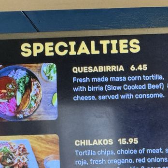 Que Onda Tacobar - They are famous die their Quesa Birria - Tacos Near Me - Vacaville, California