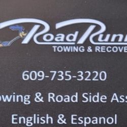 Road Runner Towing and Recovery - Buisness Card