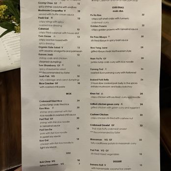 RYNN Thai Restaurant & Bar - Menu Oct 2024 - Cocktail Bars Near Me - New York, New York
