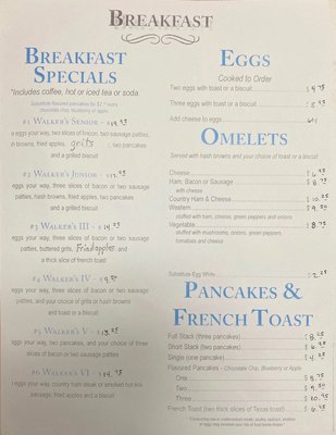 Menu photo 6 Walker's Diner Farmville, VA Menu photo 6 Walker's Diner Farmville, VA
