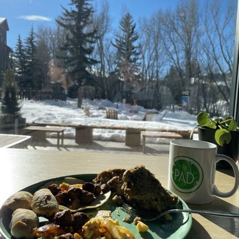 The Block Hotel & Commons - Cooked breakfast in the kitchen then sat to enjoy the view in the lounge area - Hotels Near Me - Silverthorne, Colorado The Block Hotel & Commons - Cooked breakfast in the kitchen then sat to enjoy the view in the lounge area - Hotels Near Me - Silverthorne, Colorado