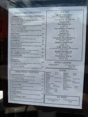 Menu photo 1 Briar Common Brewery + Eatery Denver, CO Menu photo 1 Briar Common Brewery + Eatery Denver, CO