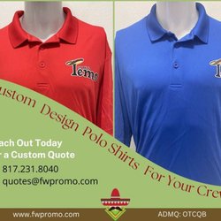 FW Promo - Custom Designed Polo Shirts
