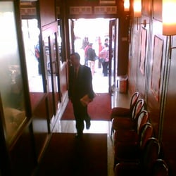 The entrance from upstairs