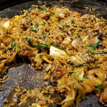 Doraon 1.5 Dak Galbi - After 3rd stage of rice and it had some time to get crispy - Korean Near Me - Flushing, New York