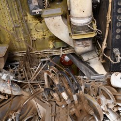 Boeing NB-52B Mothership - look at all of those control cables