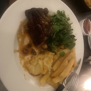 Hawksmoor - Beef Rump w/ Mash Potatoes/Gravy, Fries, & Salad. - Steakhouses Near Me - London, XGL Hawksmoor - Beef Rump w/ Mash Potatoes/Gravy, Fries, & Salad. - Steakhouses Near Me - London, XGL