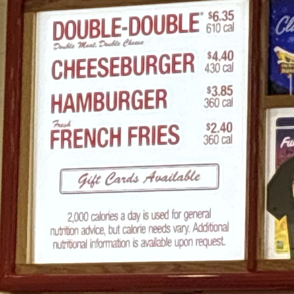 In-N-Out Burger - Menu - Burgers Near Me - Fresno, California