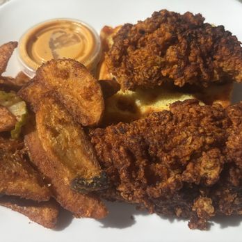 The Red Chickz - 2 Tenders w/ Side of Fries & Texas Toast - Chicken Shop Near Me - Los Angeles, California The Red Chickz - 2 Tenders w/ Side of Fries & Texas Toast - Chicken Shop Near Me - Los Angeles, California