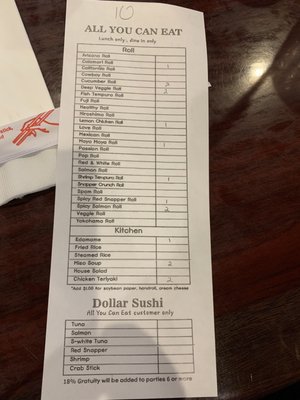 Menu photo 6 Love Sushi Frisco, TX