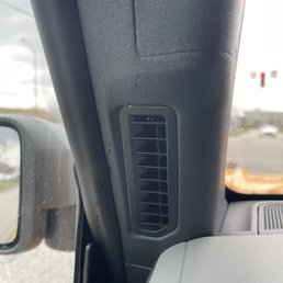 Leak at A pillar/air bag Leak at A pillar/air bag