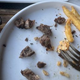 Not beef jerky. "Medium" steak. Not beef jerky. "Medium" steak.