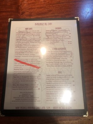 Menu photo 1 Wind Rose Cellars Sequim, WA Menu photo 1 Wind Rose Cellars Sequim, WA