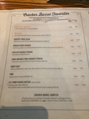 Menu photo 2 Cracker Barrel Old Country Store Brooklyn, OH Menu photo 2 Cracker Barrel Old Country Store Brooklyn, OH