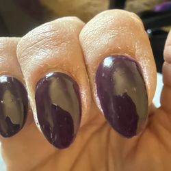 Clear coat over the nail dust left bumps on my nail polish