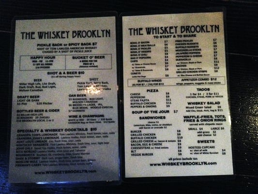 Menu photo 8 The Whiskey Brooklyn Brooklyn, NY