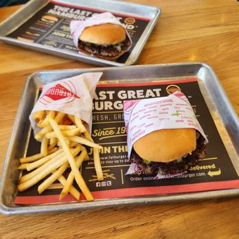 Fatburger - Original Double Cheeseburger with Fries. - Burgers Near Me - Sherman Oaks, California Fatburger - Original Double Cheeseburger with Fries. - Burgers Near Me - Sherman Oaks, California