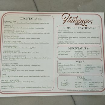 Flamingo Room - Menu - Cocktail Bars Near Me - Bend, Oregon Flamingo Room - Menu - Cocktail Bars Near Me - Bend, Oregon