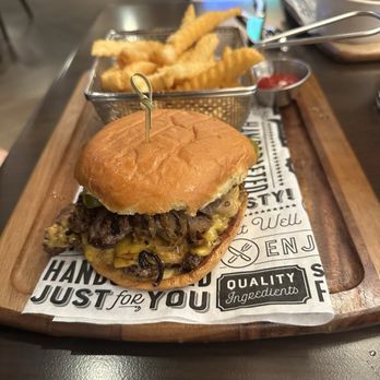Render Modern Kitchen - Classic smash burger - husband enjoyed. - Restaurants Near Me - North Las Vegas, Nevada Render Modern Kitchen - Classic smash burger - husband enjoyed. - Restaurants Near Me - North Las Vegas, Nevada