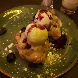 The Bagel Shop - Deep fried blueberry pie