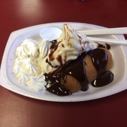 Fried Twinkie sundae! Delicious.