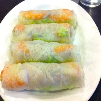 Cô Đô Hue - Pork and shrimp vietnamese fresh salad rolls ($7.50) - Vietnamese Near Me - Edmonton, Alberta Cô Đô Hue - Pork and shrimp vietnamese fresh salad rolls ($7.50) - Vietnamese Near Me - Edmonton, Alberta