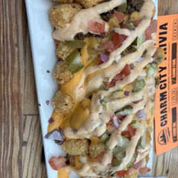 Loaded Cheeseburger Tots Loaded Cheeseburger Tots