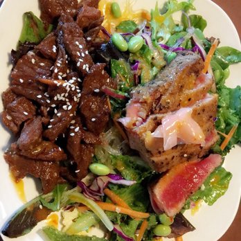 The Upper Room Kitchen - Seared tuna and beef salad - Salad Near Me - Tracy, California