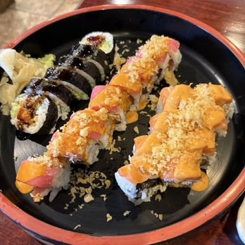 Ishikawa Sushi And Grill - Double salmon roll, double tuna roll, can't recall last roll - Sushi Bars Near Me - Saginaw, Texas Ishikawa Sushi And Grill - Double salmon roll, double tuna roll, can't recall last roll - Sushi Bars Near Me - Saginaw, Texas