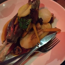 Kirk's Wine Bar - Lamb shank Bourgogne with garlic mash