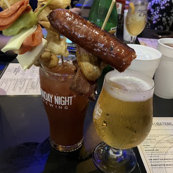 Over The Top Burger Bar - Basic Bloody Mary! - Burgers Near Me - Buford, Georgia Over The Top Burger Bar - Basic Bloody Mary! - Burgers Near Me - Buford, Georgia