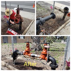 Pass 2 Pay - AFTER:
A new stainless steel backflow preventer. The system is installed with an exact fit and resistant to corrosion and rust.