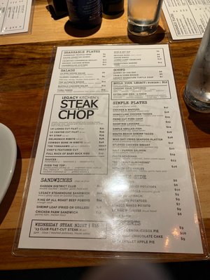 Menu photo 8 Legacy Kitchen's Steak + Chop Gretna, LA Menu photo 8 Legacy Kitchen's Steak + Chop Gretna, LA