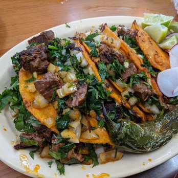 El Rancho Taqueria - Beef Birria Tacos. A must order. 4 huge tacos. - Mexican Near Me - Winston-Salem, North Carolina El Rancho Taqueria - Beef Birria Tacos. A must order. 4 huge tacos. - Mexican Near Me - Winston-Salem, North Carolina