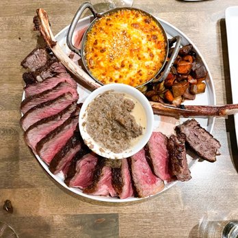 Black Walnut - 28 day aged tomahawk - New American Near Me - Oklahoma City, Oklahoma Black Walnut - 28 day aged tomahawk - New American Near Me - Oklahoma City, Oklahoma