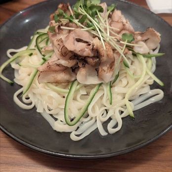 Raku - Buta Shabu (pork belly, cucumber, shiro goma, daikon sprout) - Japanese Near Me - New York, New York Raku - Buta Shabu (pork belly, cucumber, shiro goma, daikon sprout) - Japanese Near Me - New York, New York
