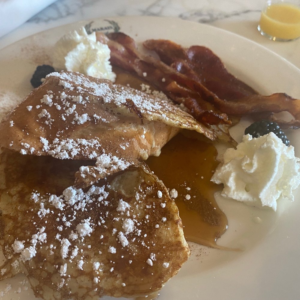 Marais - French toast with bacon - Seafood Near Me - Dickinson, Texas Marais - French toast with bacon - Seafood Near Me - Dickinson, Texas