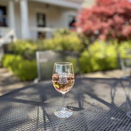 Wine in the garden Wine in the garden